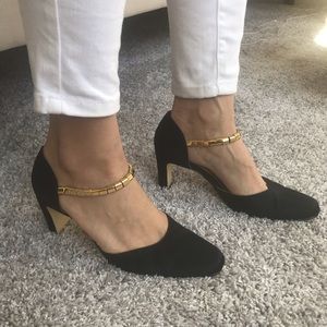 Black Corsina Heels
